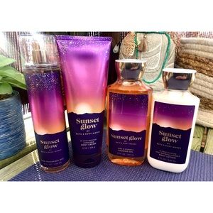 Bath and Body Works Sunset Glow bundle